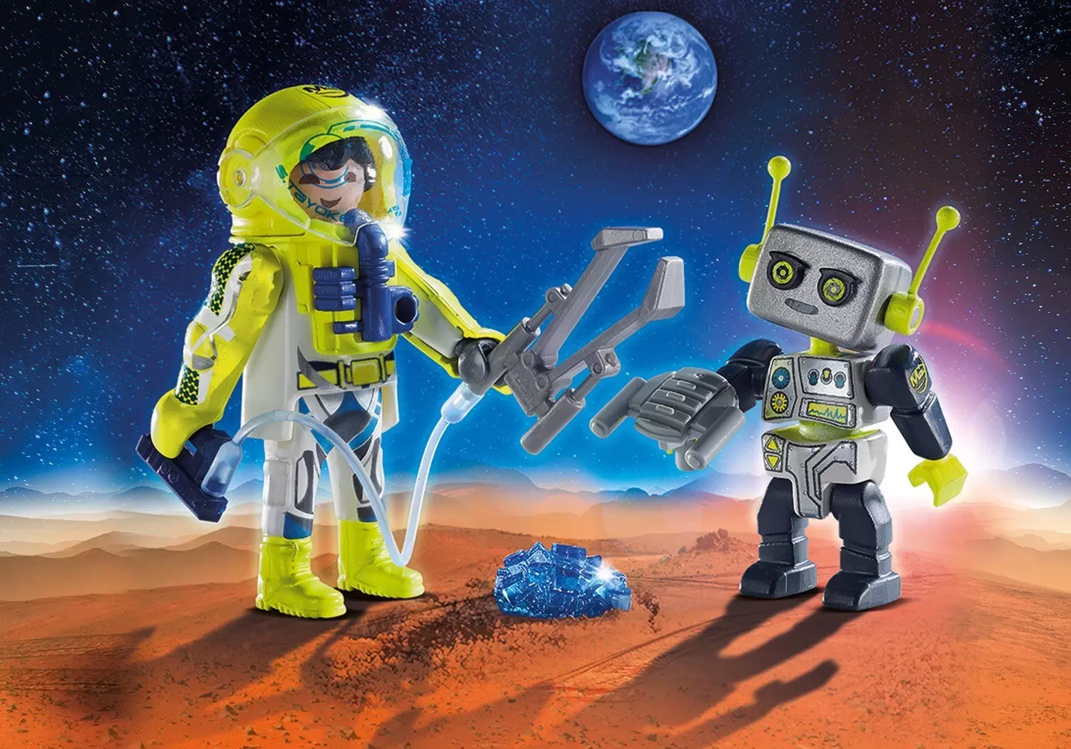 Playmobil Espace - Spationaute et Robot
