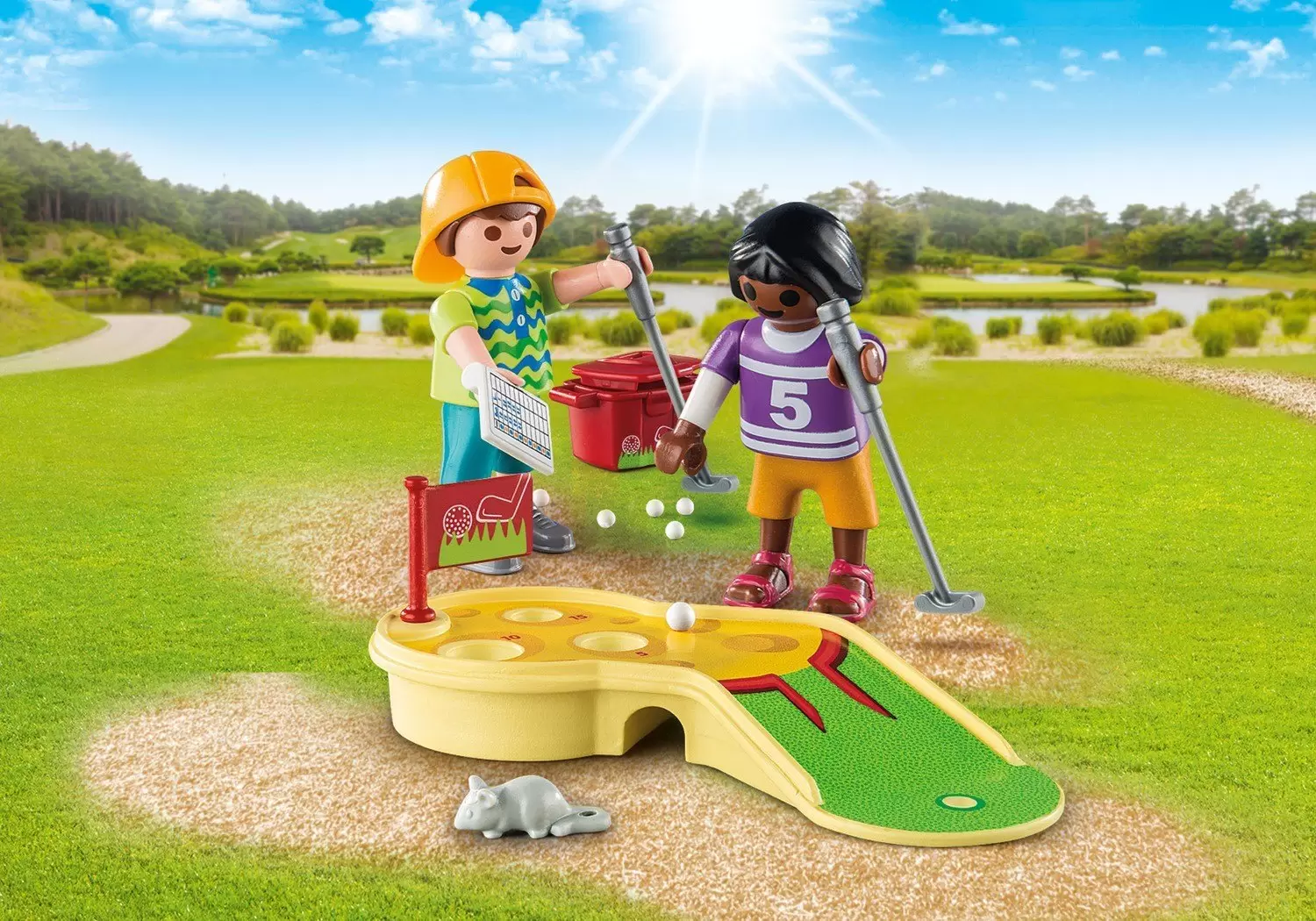 Playmobil SpecialPlus - Enfants et minigolf
