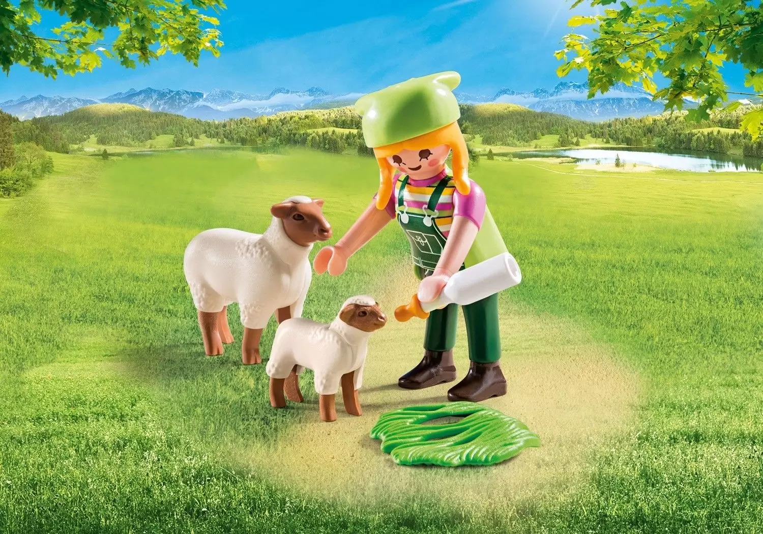 Playmobil SpecialPlus - Fermière avec Moutons