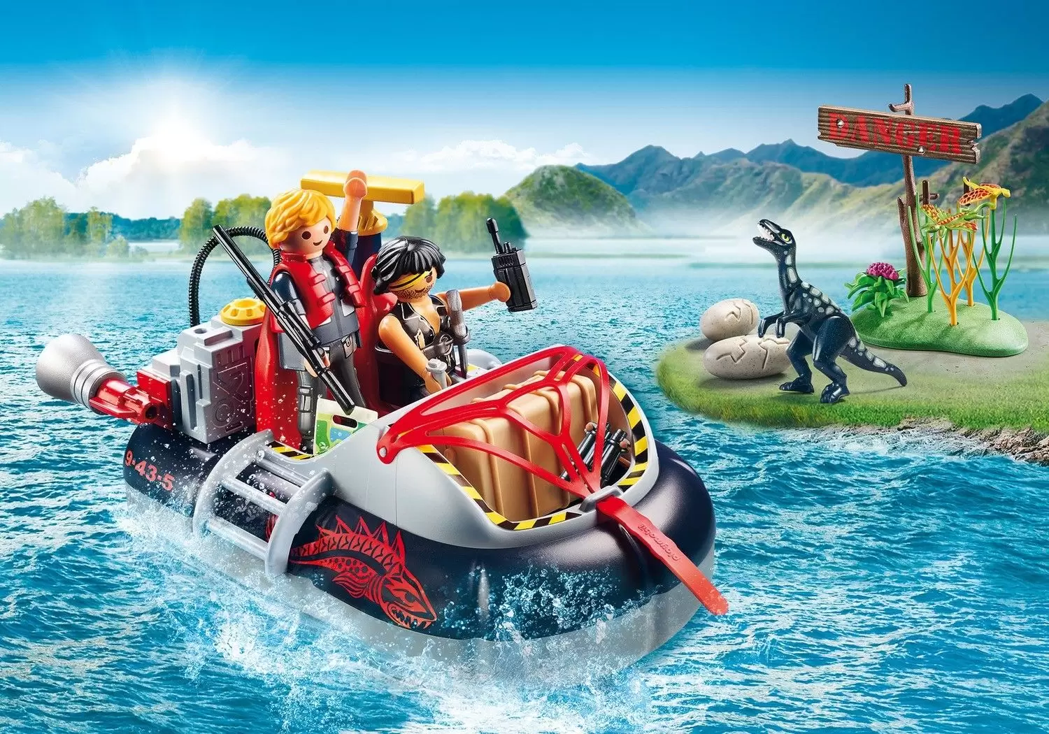 Playmobil Explorers - Hovercraft with underwater motor