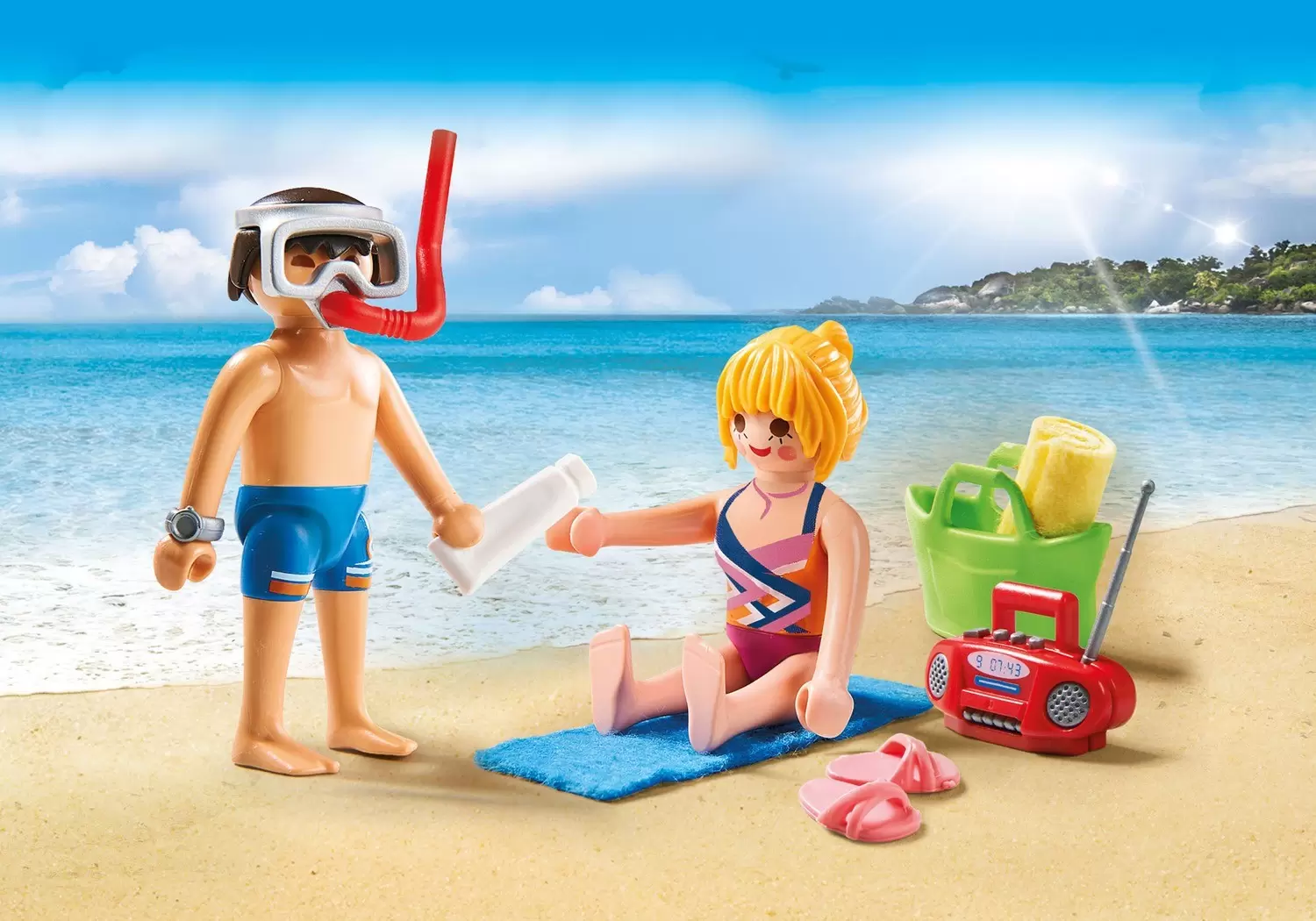 Playmobil en vacances - Couple de vacanciers