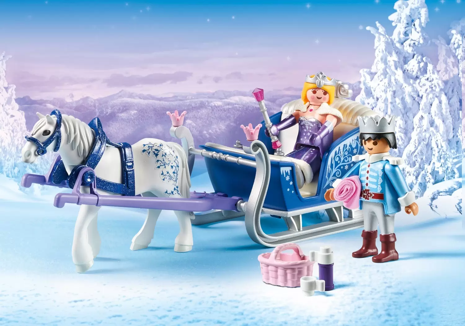 Playmobil Magie et Contes - Couple Royal et calèche