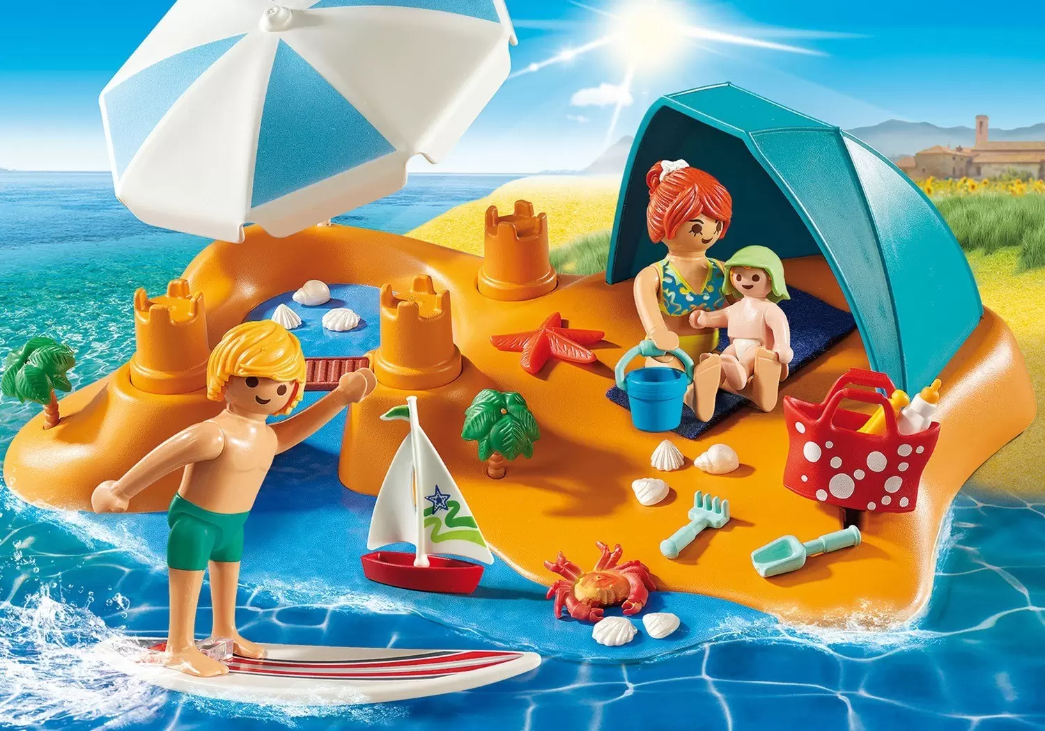 Playmobil on Hollidays - Family on the Beach