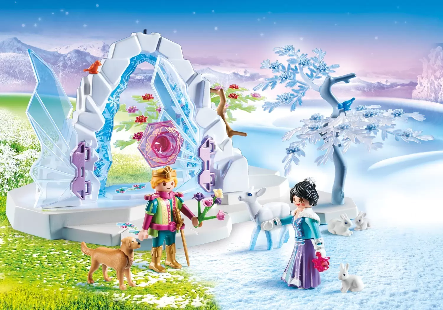 Playmobil Magie et Contes - Frontière Cristal du Monde de l\'hiver