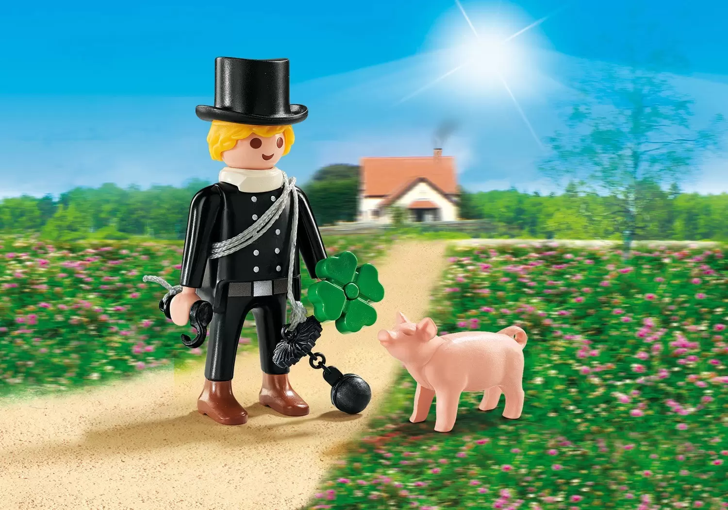 Playmobil Victorian - Chimney sweep with lucky pig