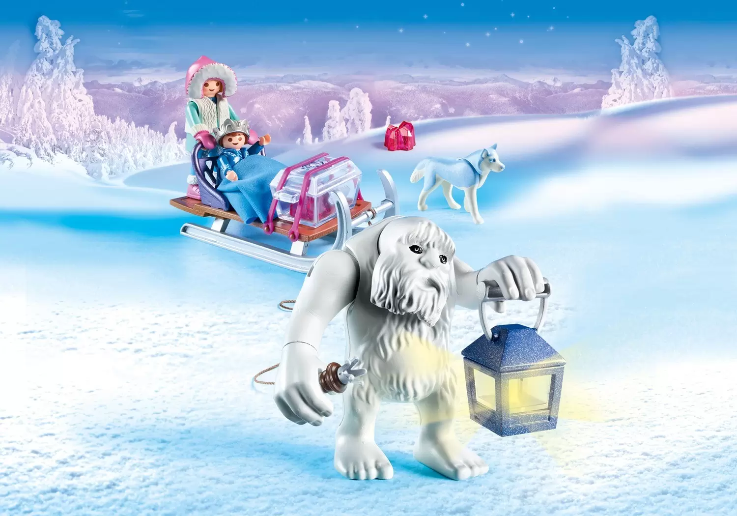 Playmobil Magic and Tales - Crystal Sled and Yeti