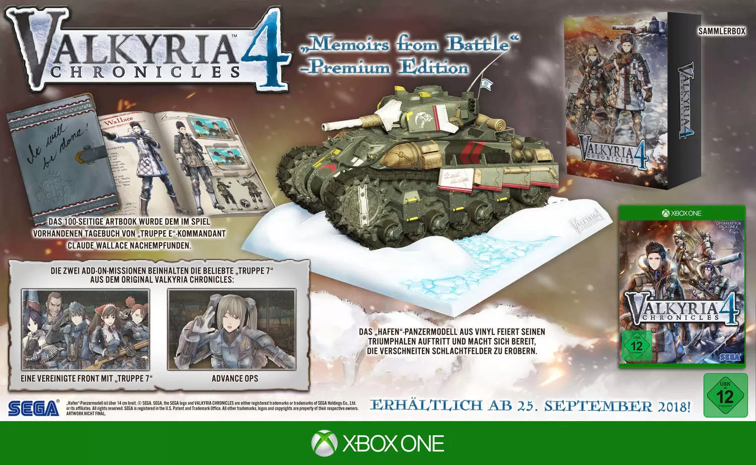 Jeux XBOX One - Valkyria Chronicles 4 - Memoirs From Battle Premium Edition