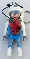 Playmobil Keychain - Blue astronaut
