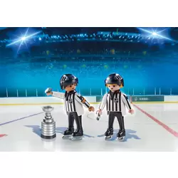 Referees with Stanley Cup