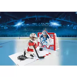 PLAYMOBIL NHL New Jersey Devils Goalie Figure 