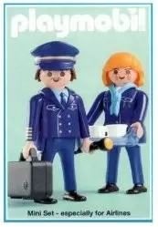 Playmobil Airport & Planes - Pilot & Stewardess \