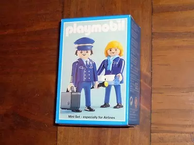 Playmobil Airport & Planes - Pilot & Stewardess \