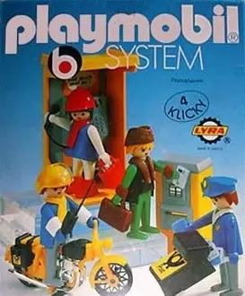 Playmobil dans la ville - Facteur & cabine téléphonique