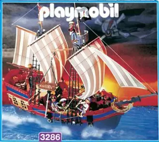 Playmobil Pirates - Grand bateau à voile Pirate