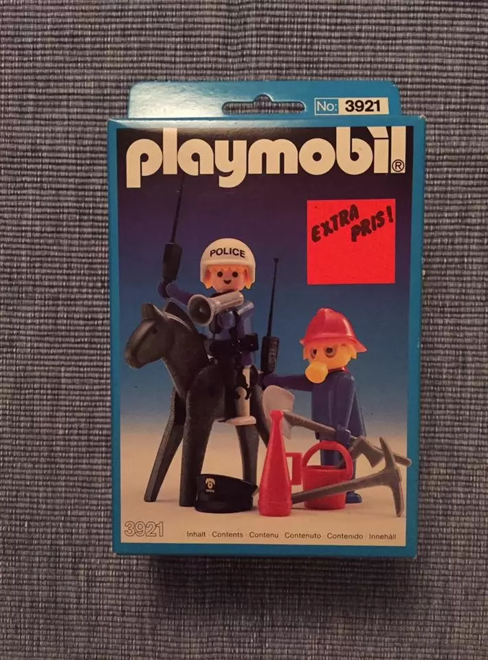 Police Playmobil - firemen + police