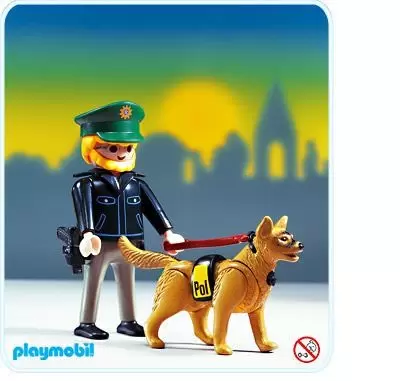 Police Playmobil - Policeman with Tracking Dog