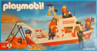 Playmobil Rescuers & Hospital - Rescue Boat (Bombero)