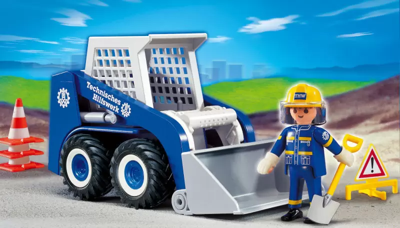 Playmobil Builders - THW Bobcat