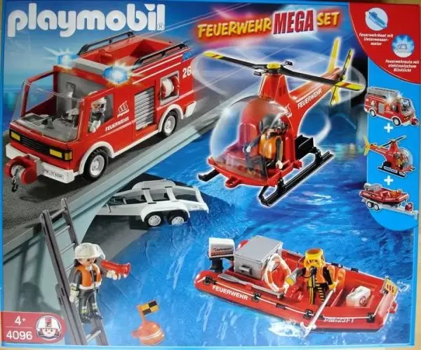 Playmobil Pompier - Mega Set Pompiers