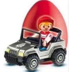 Red Egg Boy with GoKart