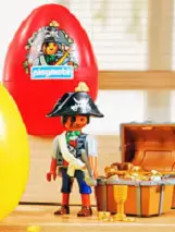 Playmobil 4942 pirate with rowboat and accessories 