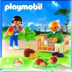 Playmobil Fermiers - Enfants et hérissons