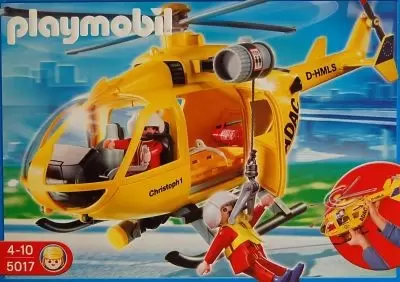 Playmobil Hôpital & Sauveteurs - ADAC Helicopter