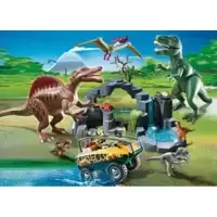 Dino Expedition with Amphibious Vehicle
