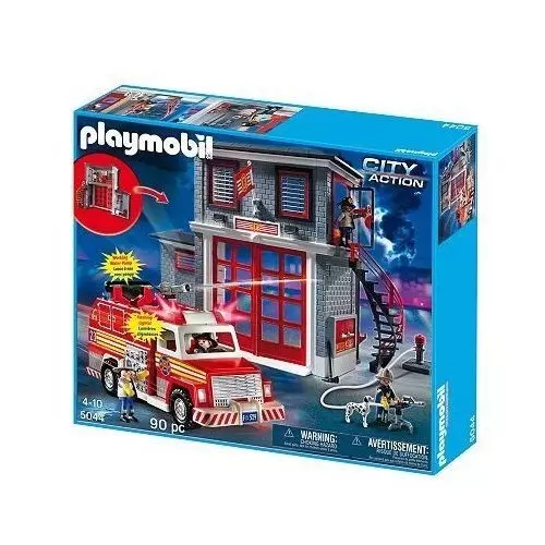 Playmobil Pompier - Camion et caserne