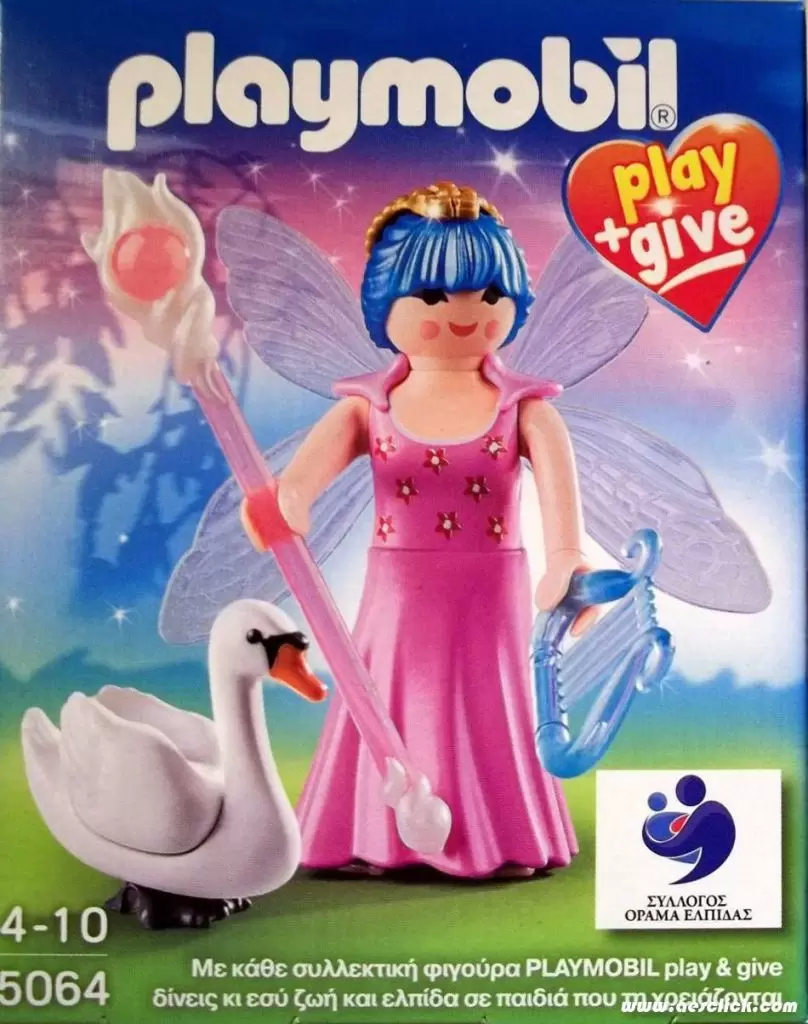 Playmobil Exclusifs : Play + Give - Play + give : Fée avec Cygne