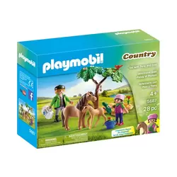 Playmobil Country 5221 Large Horse Farm Paddock Equestrian Stable