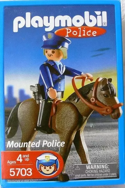 Playmobil Policier - Police Montée