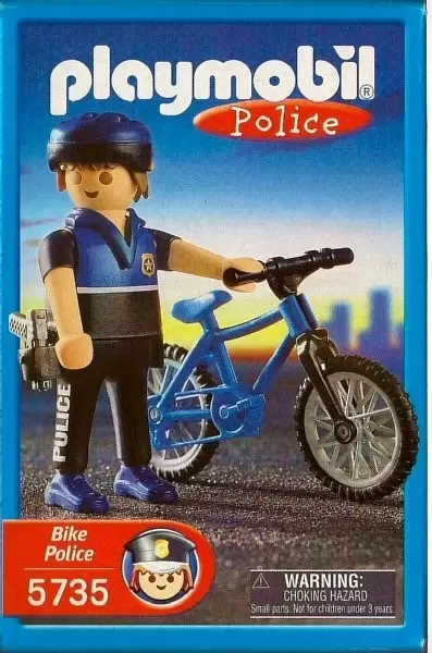 Playmobil Policier - Policier et Vélo