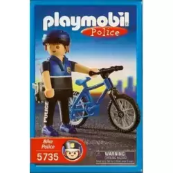 Policeman with Bike