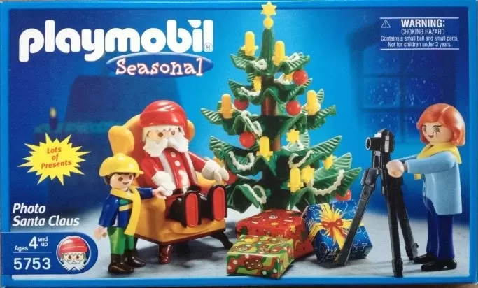 Playmobil de Noël - Photo avec le Père Noël