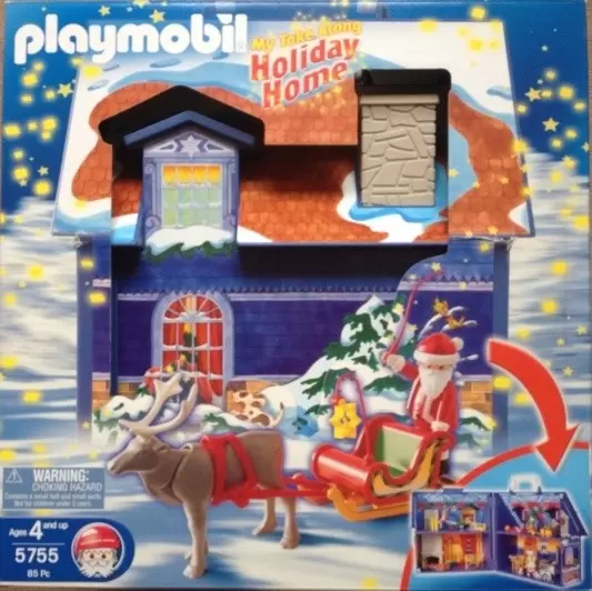 Playmobil de Noël - Valisette Maison du Père Noël