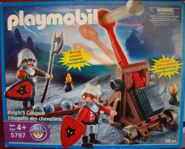 Playmobil Chevaliers - La catapulte des chevaliers