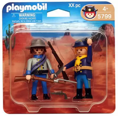 Playmobil Far West - Guerre Civile Duo-Pack