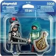 Playmobil Middle-Ages - Black Dragon Knight vs. Green Dragon Knight Duo-Pack