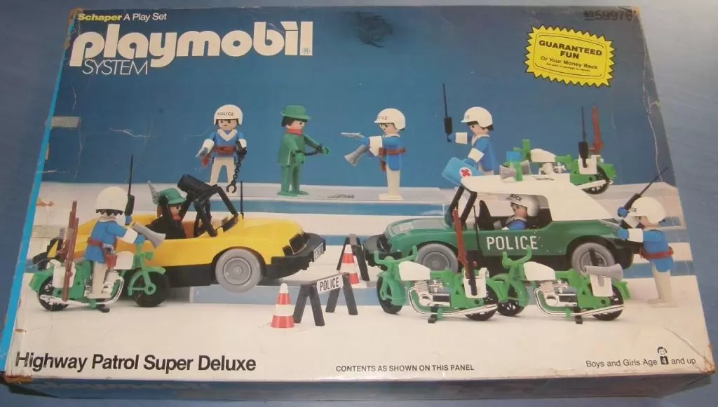 Playmobil Policier - Police des autoroutes Super Deluxe