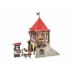 Playmobil grand chateau médiéval La forteresse du dragon rouge - Playmobil