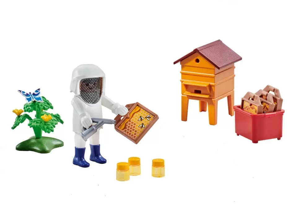 Playmobil in the City - Beekeeper with bee hive