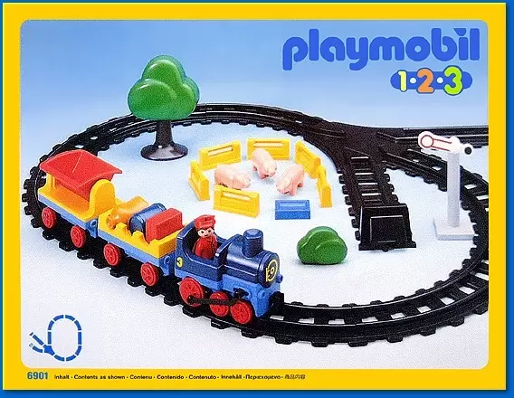 Freight Train Set - Playmobil 1.2.3 6901