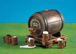 Accessoires & décorations Playmobil - Tonneau de bière