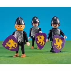 Gardes au bouclier violet
