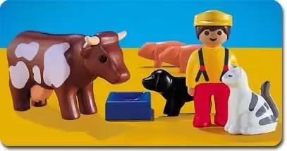Playmobil 1.2.3 - Fermier et animaux