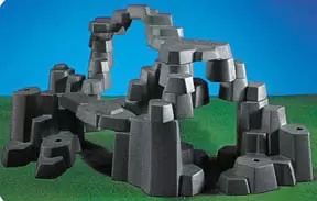 Playmobil Accessories & decorations - Rock Landscape (Large, Light Gray)