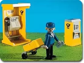 Playmobil in the City - Mailman & Phone Booth