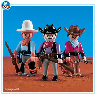Far West Playmobil - 3 Cowboys