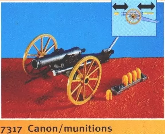 Far West Playmobil - Western cannon and shells
